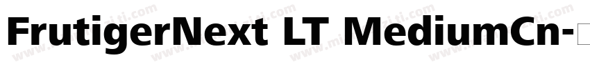 FrutigerNext LT MediumCn字体转换
